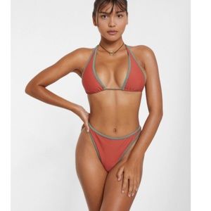 soso swim high waisted bikini set